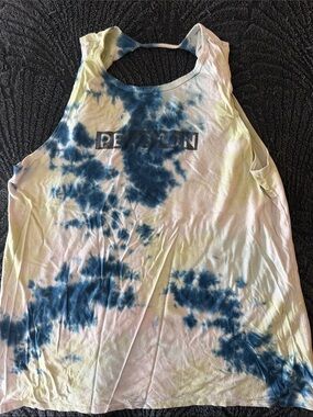 Tie-Dye Muscle Tank Peloton Logo